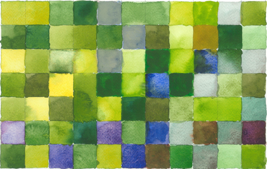 Fig. B. färgschema omr. B