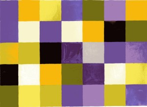 Färgschema med violett