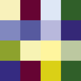 Färgschema I , transparens