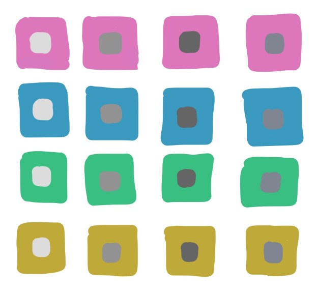 Grå ljushetskontrast