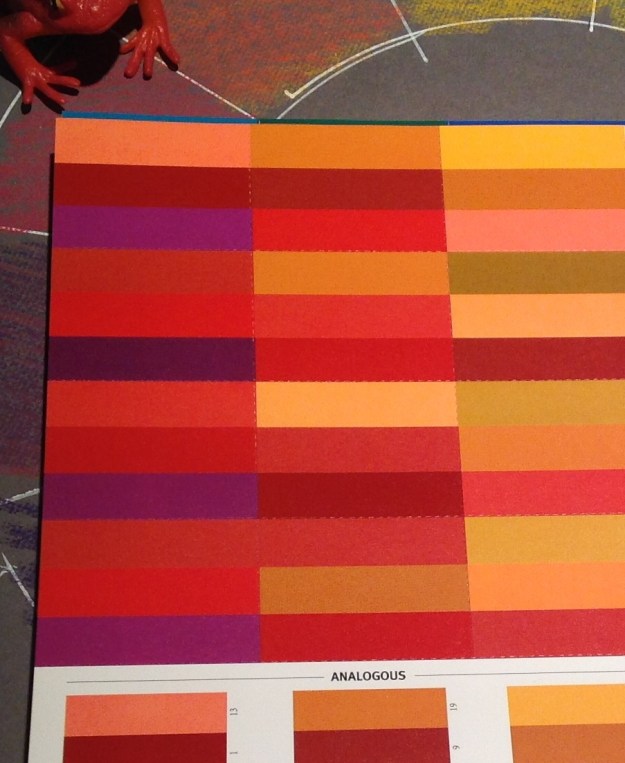 Analoga färgkombinationer