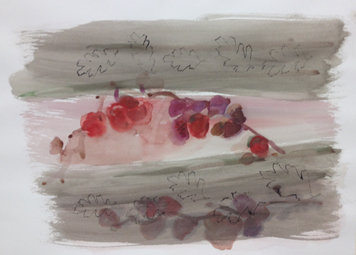 löven blåser mot gatan