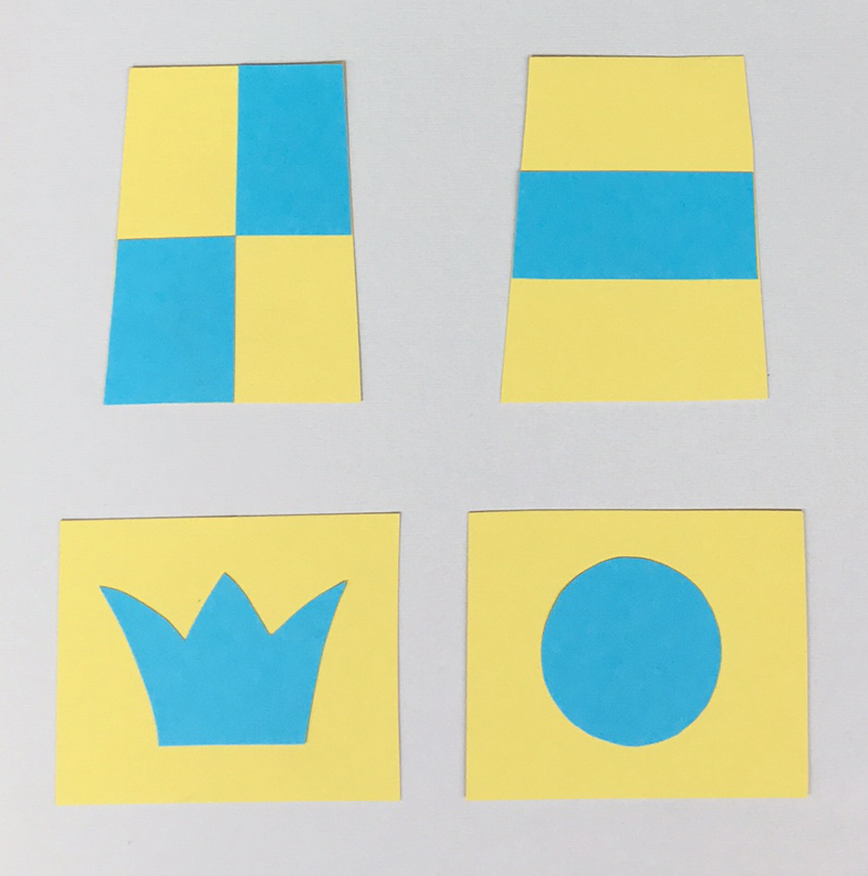 Blågul papper_ljus