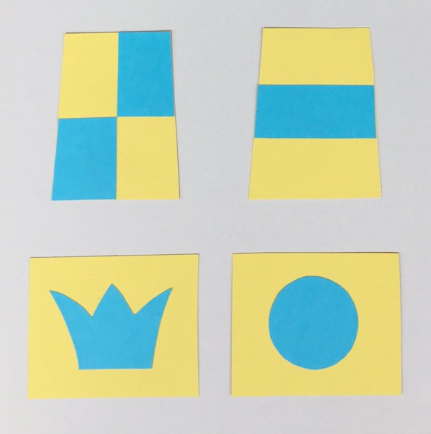 Blågul papper_ljus