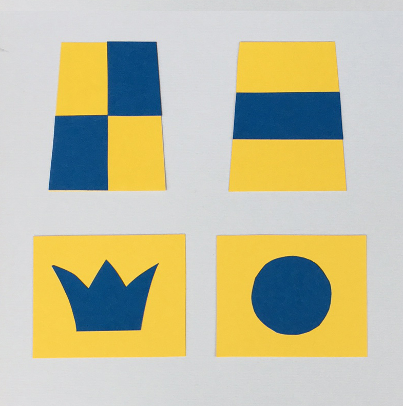 Blågul papper_mörk